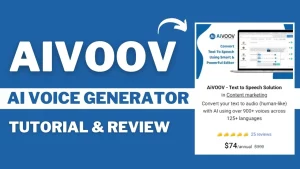 AIVOOV text to ai Voice generator