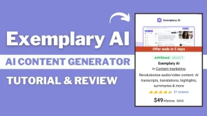 Exemplary AI Video to Content Generator