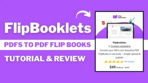 FlipBooklets PDFs to FlipBooks Maker