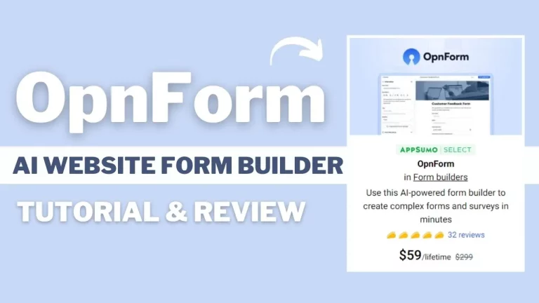 OpnForm AI Website Form Builder
