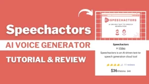 Speechactors ai Voice generator