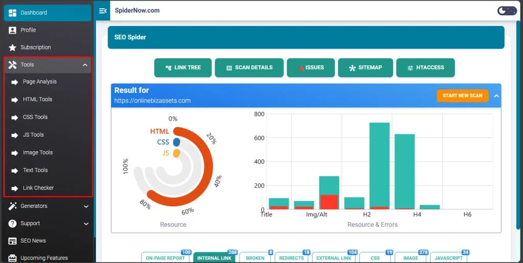 SpiderNow All Tools