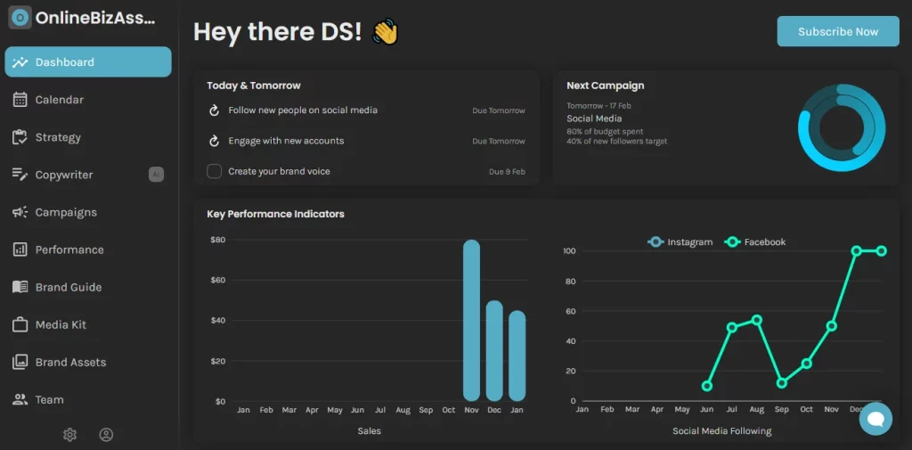 Enji Dashboard