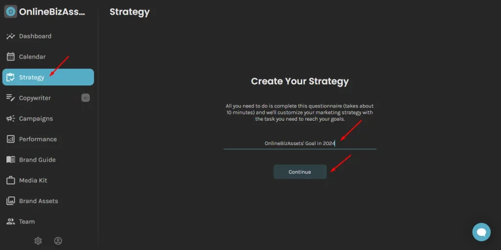 Enji Marketing Strategy Generator