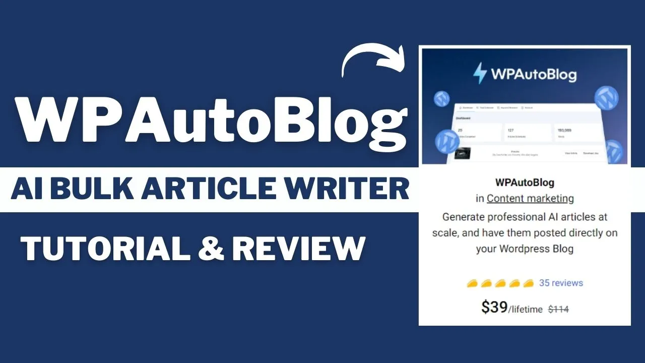 WPAutoBlog AI bulk article writer