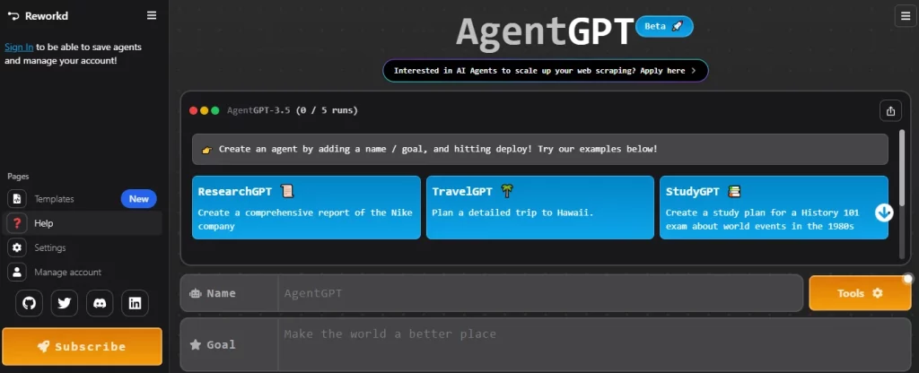 AgentGPT