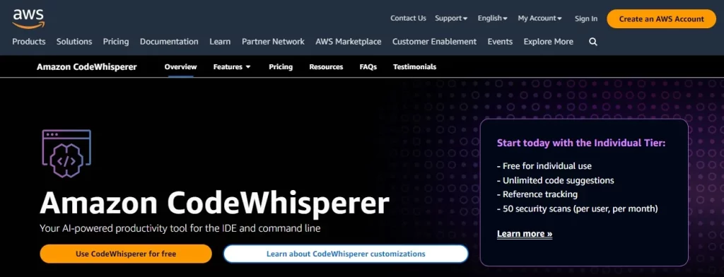 Amazon CodeWhisperer