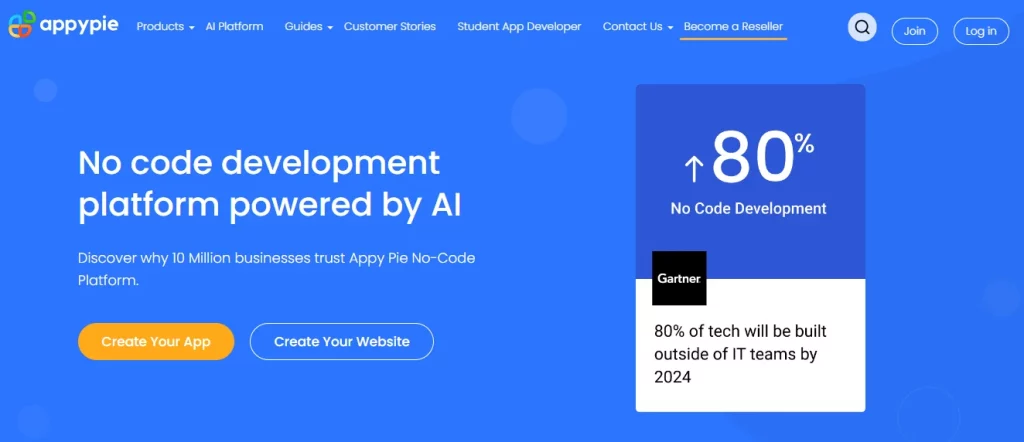 AppyPie AI Website Builder