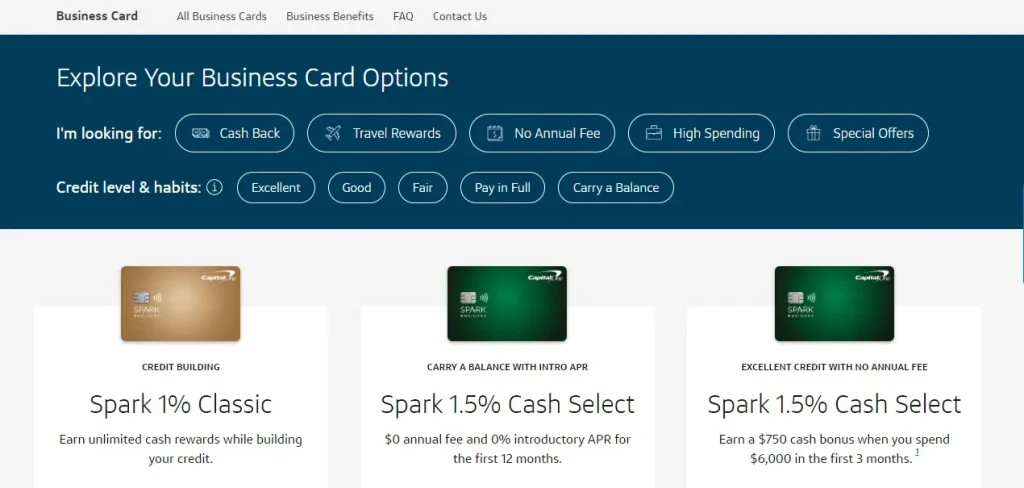 Capital One Spark Business Card