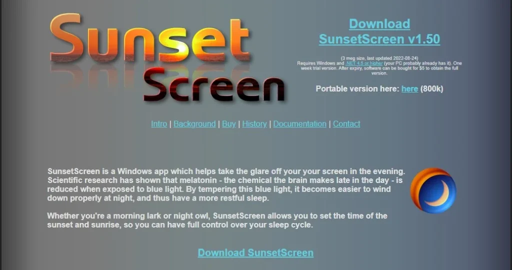 SunsetScreen